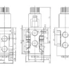 Unbranded Elektrozawór SHV, 6/2 12V DC 1/2"
