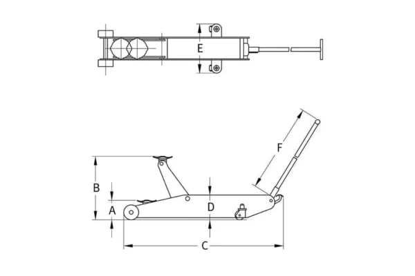 Compac Podnośnik hydrauliczny Compac, 2T-C 2 t