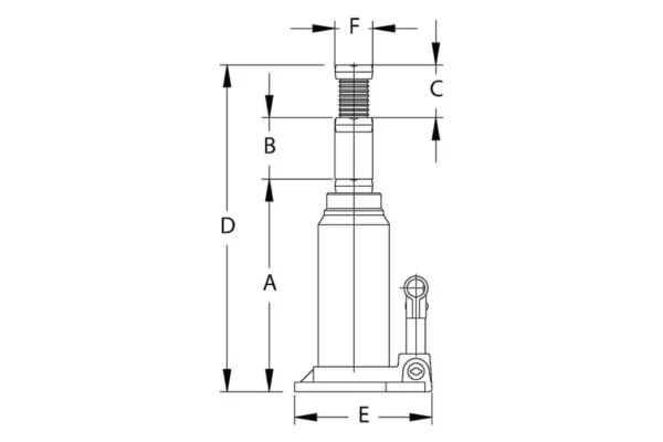 Compac Hydrauliczny podnośnik samochodowy Compac, 30 t