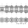 Rexnord Łańcuch rolkowy 20x16 mm