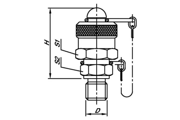 Spradow Przyłącze pomiarowe M8x1.0