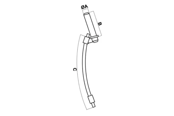 Towar Sworzeń, 670 mm profilowany