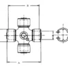 Elbe Krzyżak wału, O 42x104.5 mm Elbe