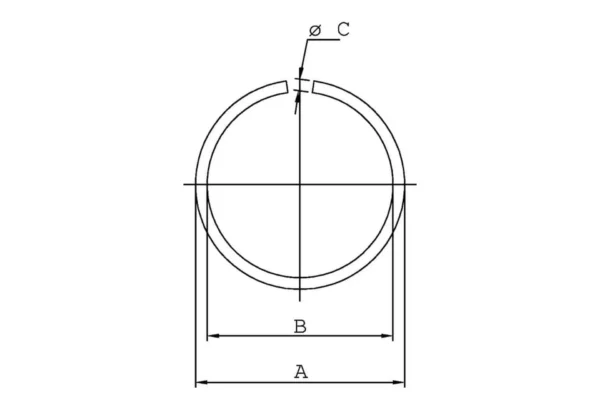 Towar Pierścień osadczy okrągły typ RW, 90 mm