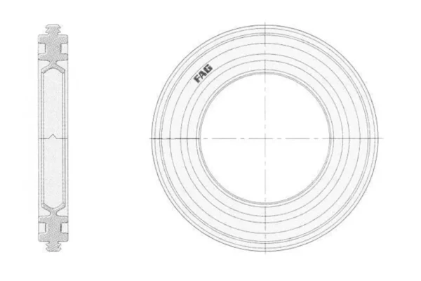 INA/FAG Uszczelniacz dwuwargowy