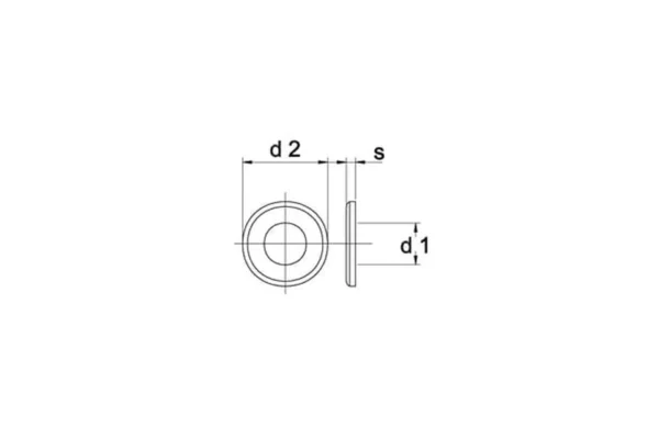 Towar Podkładka M20x37x3 mm, stal ocynk DIN125b Towar