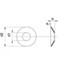 Towar Sprężyna talerzowa O 25.4x50x3 mm O 1", stal DIN 2093 Towar