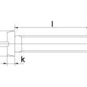 Towar Wkęt z łbem walcowym A2 Towar, M6 x 70 mm