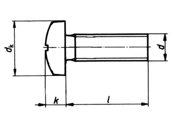 Towar Wkręt z łbem grzybkowym poszerzanym DIN88107, M8x50 mm ocynk kl. 4.6 Towar