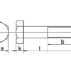 Śruba kompl. M8x30 10.9