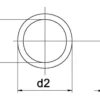 Towar Podkładka dystansowa O 96x155x3 mm Towar