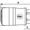 Prevost Szybkozłączka 3/8" BSP