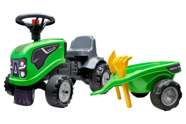 Traktor Deutz-Fahr z przyczepą