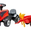Traktor SAME z przyczepą