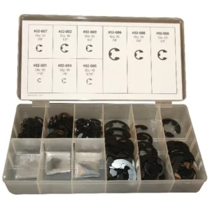 Asortyment pierścień zabezpieczający E-Clips