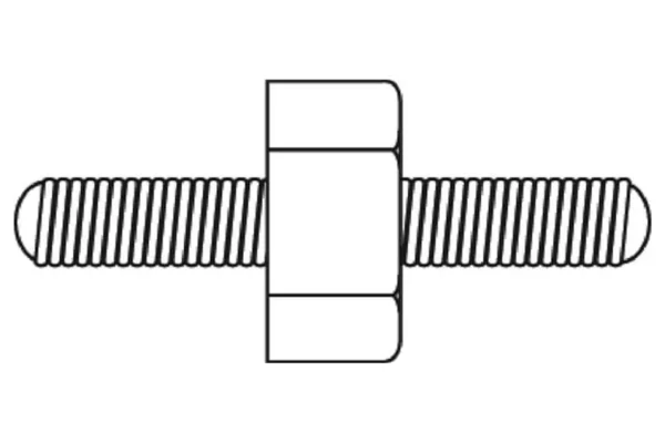 Adapter M10x1,25 Lewy / Zewnętrzny