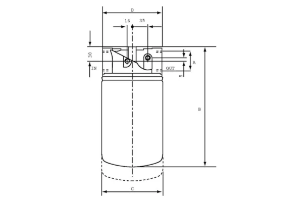 MP Filtri Filtr ssawny MPS 150-S-G1-A25