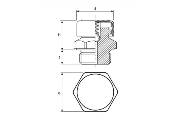 Mintor Odpowietrznik z zaworem ML/B 3/8"