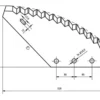 Towar Nóż paszowozu 527x220x6 mm pasuje do Storti