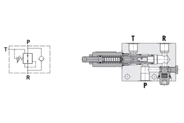 FluidPress Zawór redukcyjny 3/8 stalowy