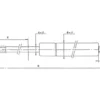 Stabilus Sprężyna gazowa L499 mm 130N Stabilus