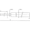 Stabilus Sprężyna gazowa L435 mm 155N Stabilus