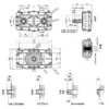 Borelli Multiplikator do  dwóch pomp grupy 3 i 2 GBF 30D, z wałem, przeł. 1:3,8