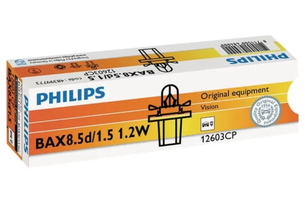 Philips Żarówka sygnalizacyjna 12V 1.2W BAX8.5d Philips
