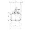 Towar Hydrauliczna stopa podporowa z pompą ręczną 5.7 t