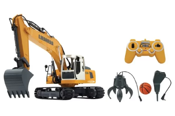 Koparka Liebherr R936 z łyżką i młotem zdalnie sterowana
