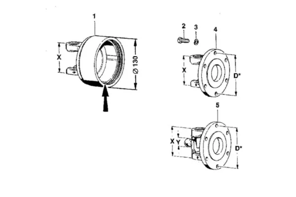 Walterscheid Pierścień uszczelniający, K64/1 117x89x10.4 mm