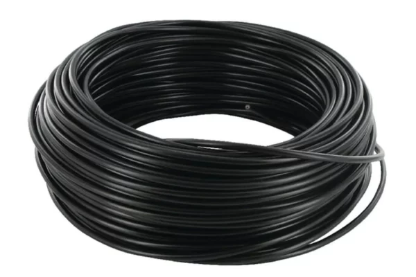 Przewód elektryczny 1 x 1.5 mm2 czarny podwójnie izolowany 50 m