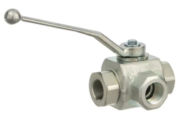 Zawór kulowy 3-drożny 3/4 "z uszczelką