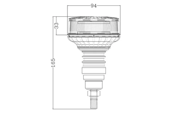 Towar Lampa błyskowa LED LP, mocowana na uchwyt DIN, elastyczna