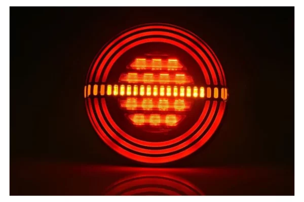 Towar Lampa tylna zespolona LED okrągła, 12/24V O 142 mm Towar