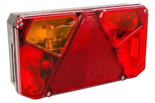 Lampa tylna zespolona prostokątna 5-pinowa lewa halogen 12V lub 24V Kramp