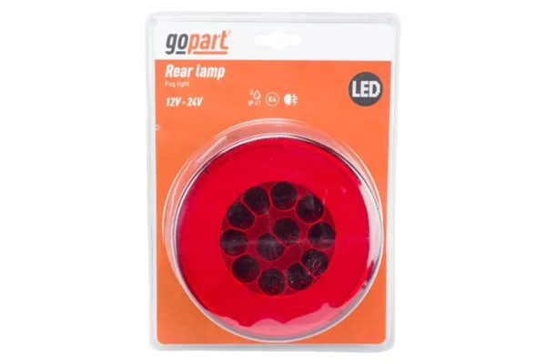 gopart Lampa tylna zespolona LED, ze światłem przeciwmgielnym 12/24V