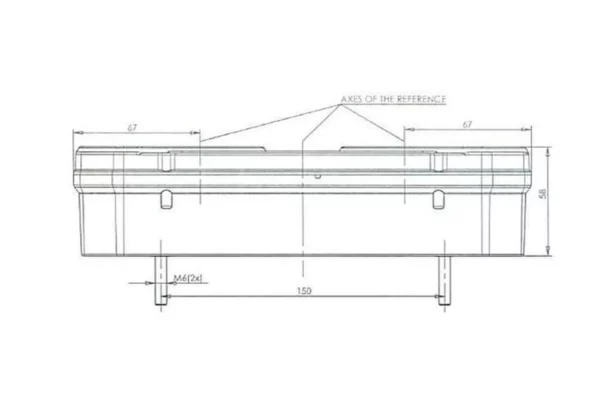 gopart Lampa tylna zespolona prostokątna 5-pinowa lewa halogen 12V lub 24V gopart