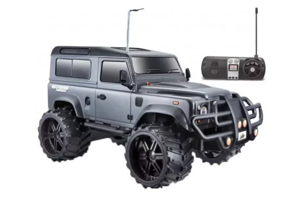 Maisto Land Rover Defender, RC, szary/czarny, skala 1:16