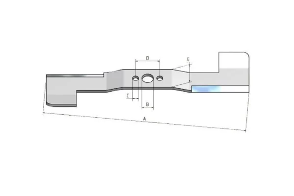 Maschio Nóż mulczujący 510 mm Maschio