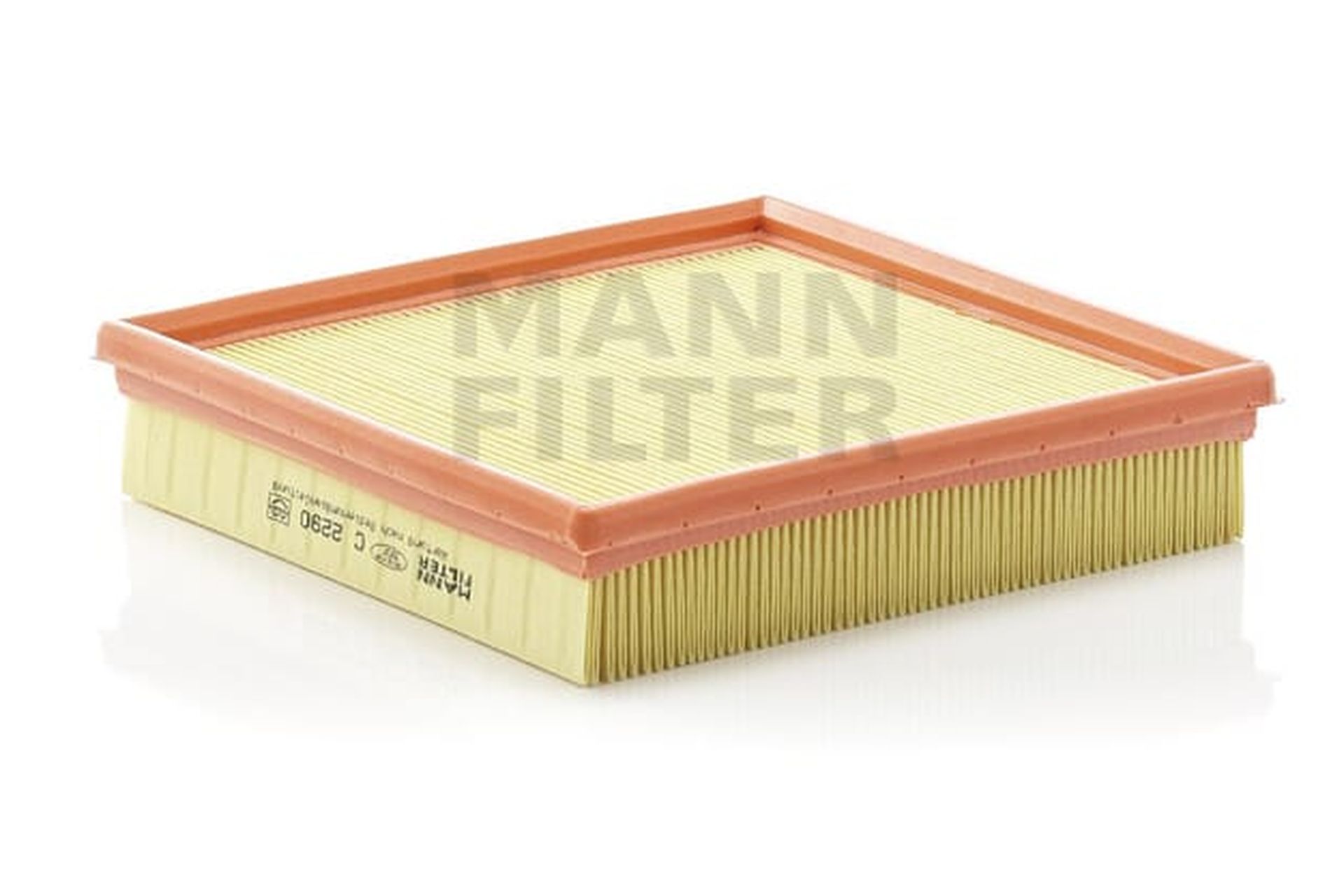 MANN-FILTER C 2290 Filtro Aria Auto: 213x213x46 Mm, Qualità Primo Equipaggiamento, Protezione Motore