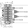 gopart Rozdzielacz hydrauliczny sekcyjny Mikrus - 6 sekcji