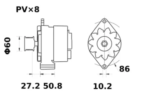 Mahle Alternator