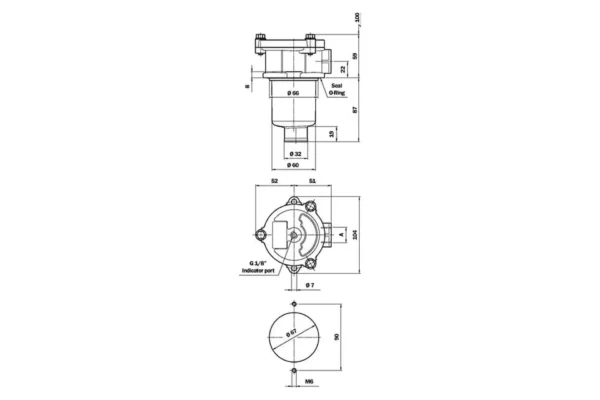 MP Filtri Obudowa Filtra 1/2"Bsp