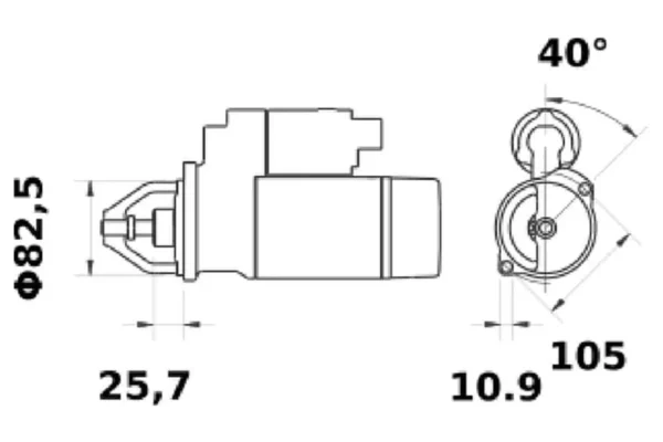 Mahle Rozrusznik 12V 3.2kW