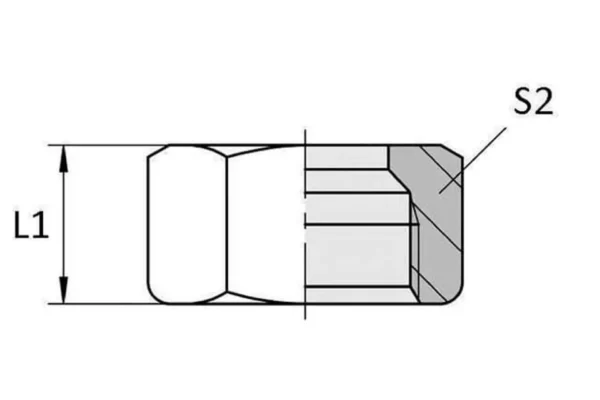 Voss Nakrętka M16x1,5 8S