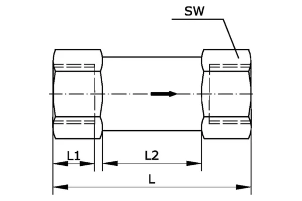 Towar Zawór zwrotny 3/8"