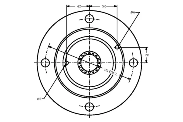 Danfoss Silnik orbitalny, wersja krótka