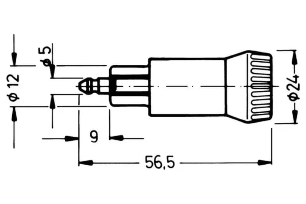 Wtyczka 2-biegunowa 12V 8A