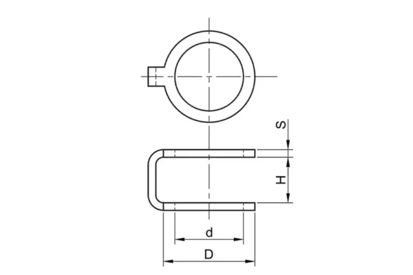 Towar Podkładka miedziana podwójna, 6x11x1 H-8mm